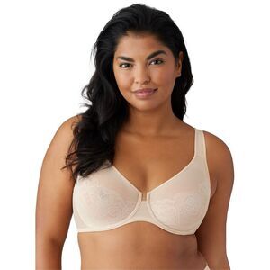 Wacoal NWT stark beauty underwire 855225 Bra Sand Floral 32DD